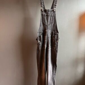 Old Navy Black Denim Overalls